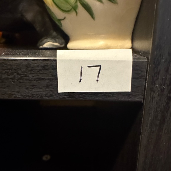 Vintage Ceramic Goblets Set Of 4 Brown & Orange Glazed Pedestal Cups - Picture 8 of 8